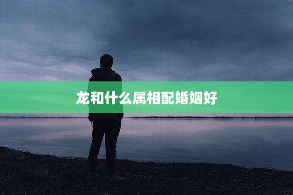 龙和什么属相配婚姻好