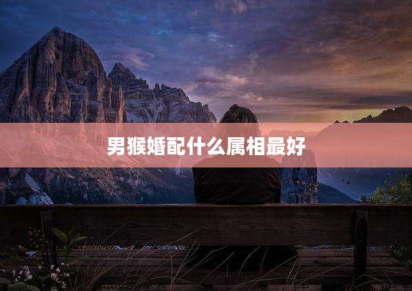 男猴婚配什么属相最好