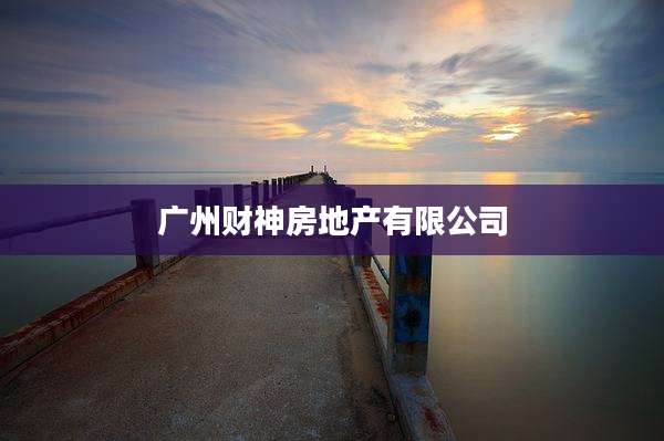 广州财神房地产有限公司