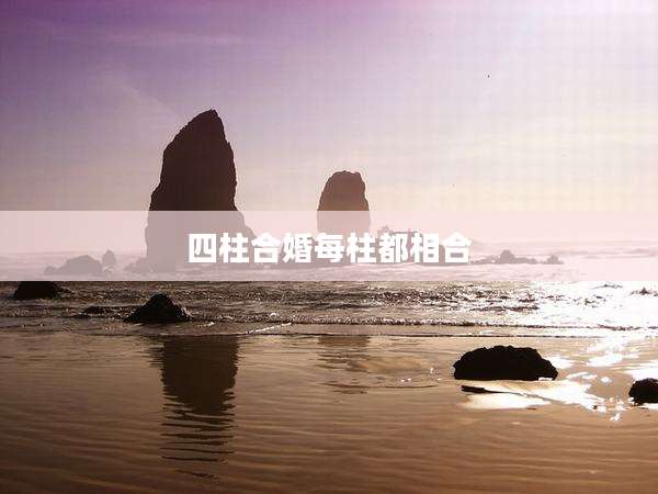 四柱合婚每柱都相合