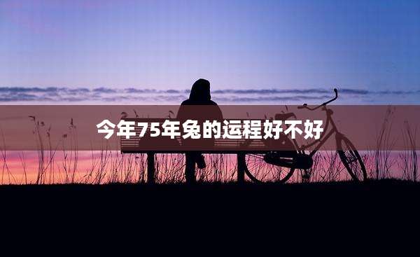 今年75年兔的运程好不好