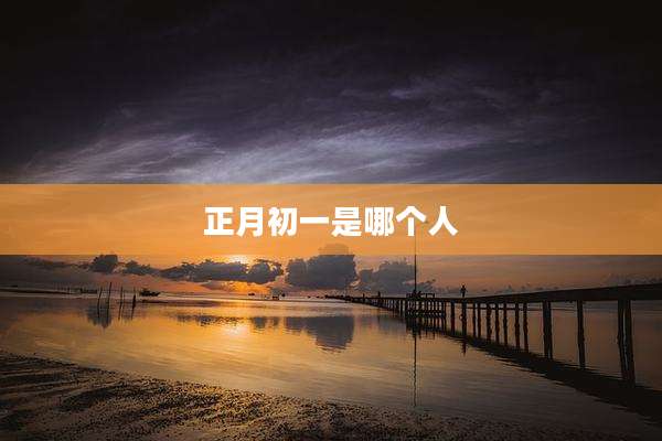 正月初一是哪个人