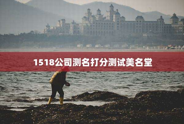 1518公司测名打分测试美名堂