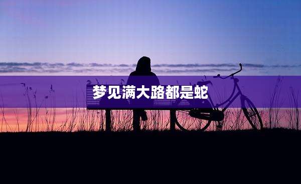 梦见满大路都是蛇