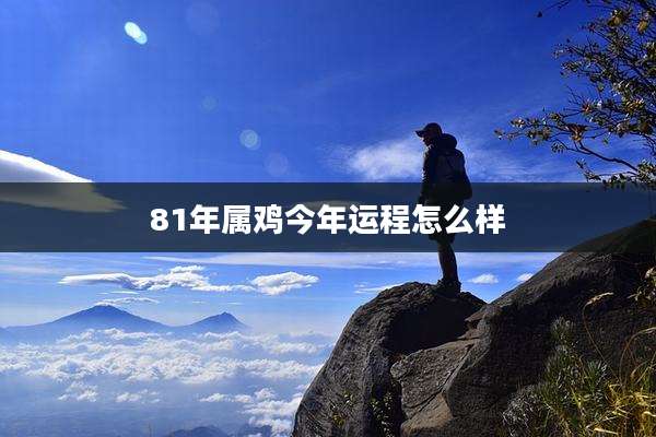 81年属鸡今年运程怎么样