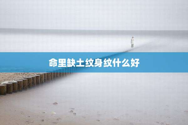 命里缺土纹身纹什么好
