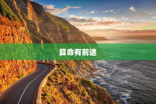 算命有前途