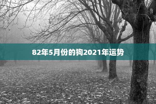 82年5月份的狗2021年运势