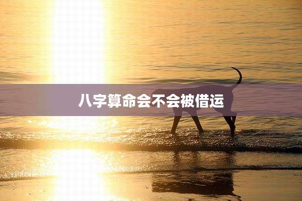 八字算命会不会被借运