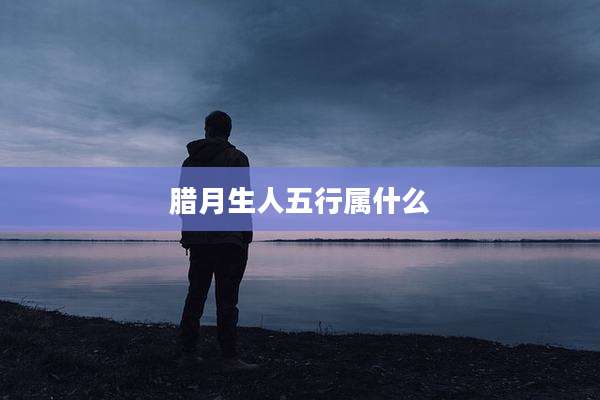 腊月生人五行属什么