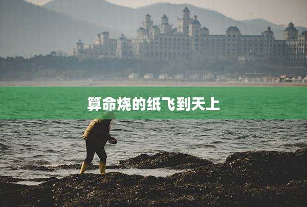 算命烧的纸飞到天上