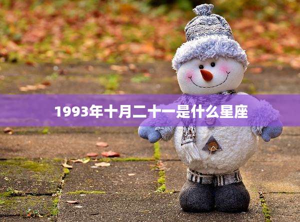 1993年十月二十一是什么星座