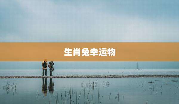 生肖兔幸运物