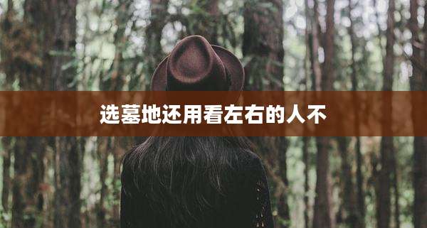 选墓地还用看左右的人不