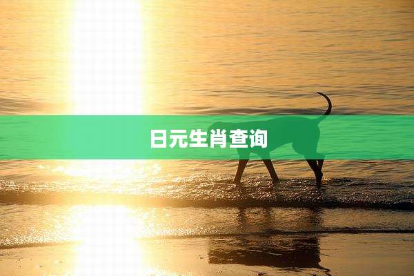 日元生肖查询