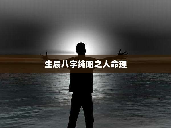 生辰八字纯阳之人命理