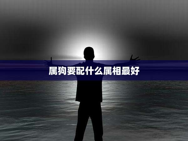 属狗要配什么属相最好