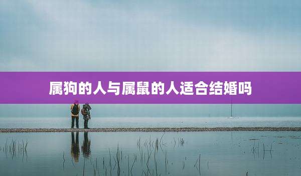 属狗的人与属鼠的人适合结婚吗