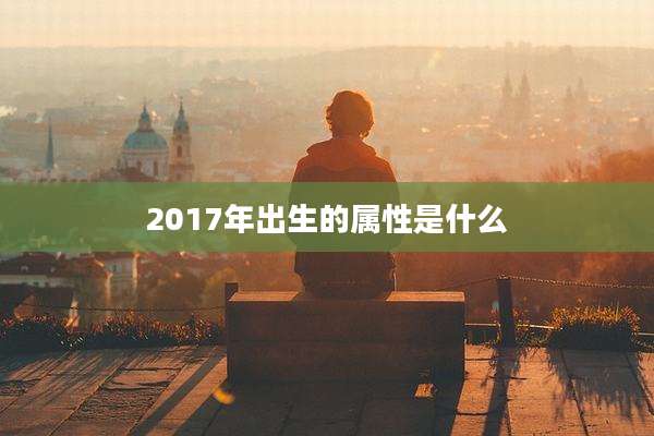 2017年出生的属性是什么