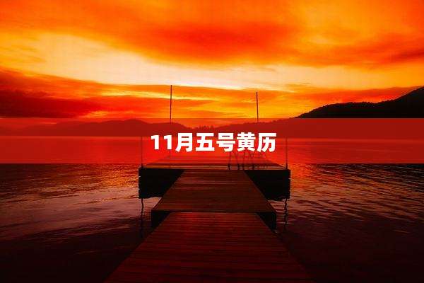 11月五号黄历