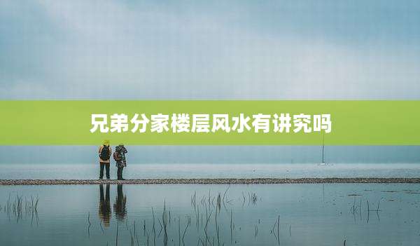 兄弟分家楼层风水有讲究吗