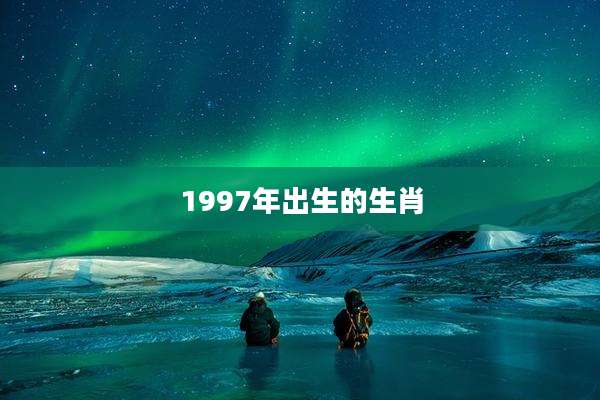 1997年出生的生肖