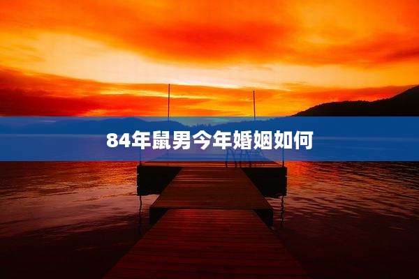 84年鼠男今年婚姻如何