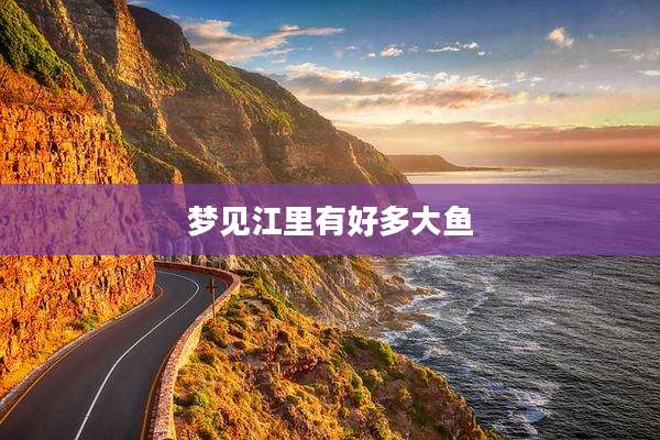 梦见江里有好多大鱼