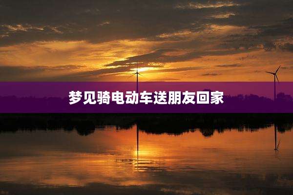 梦见骑电动车送朋友回家