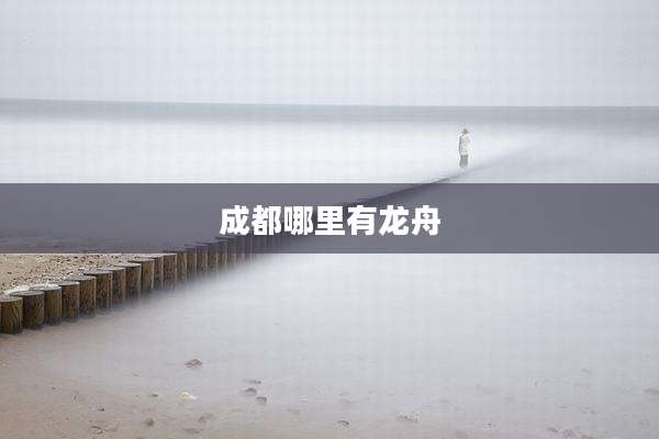 成都哪里有龙舟