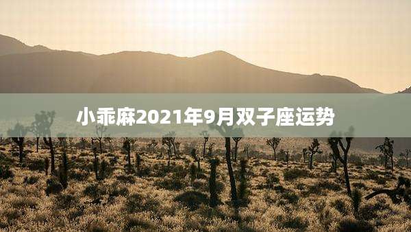 小乖麻2021年9月双子座运势
