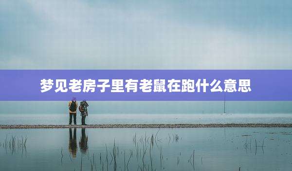 梦见老房子里有老鼠在跑什么意思