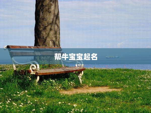 帮牛宝宝起名