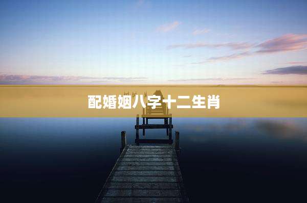 配婚姻八字十二生肖