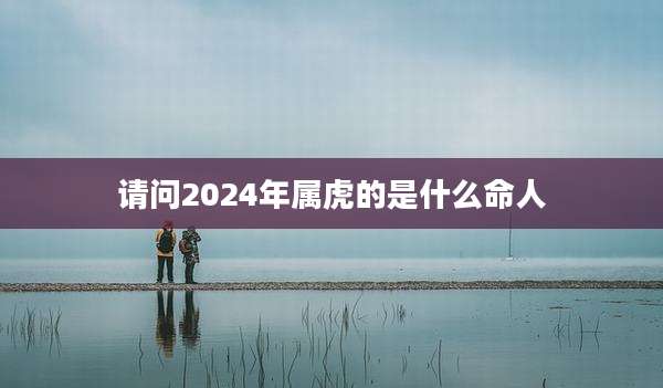 请问2024年属虎的是什么命人