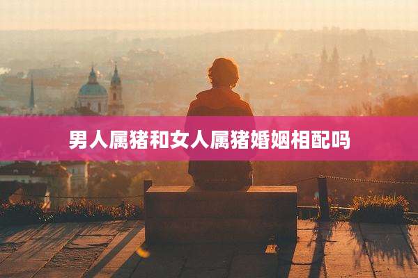 男人属猪和女人属猪婚姻相配吗