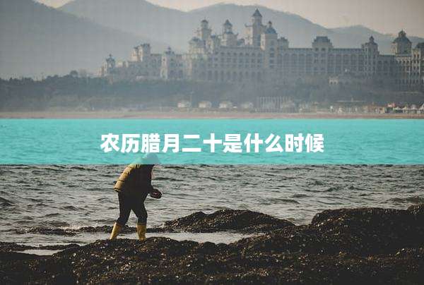农历腊月二十是什么时候