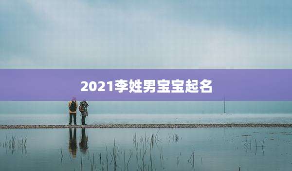 2021李姓男宝宝起名