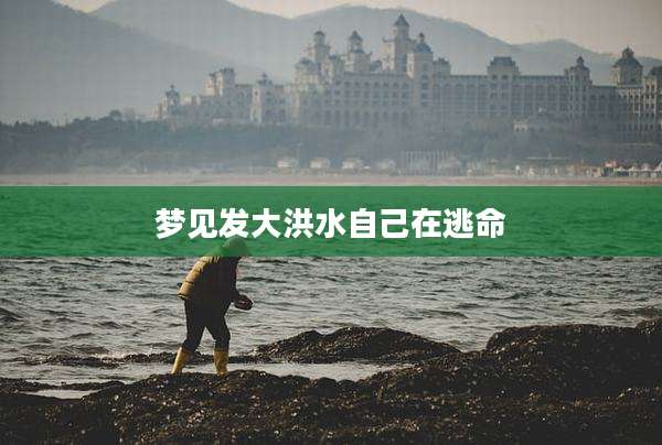 梦见发大洪水自己在逃命