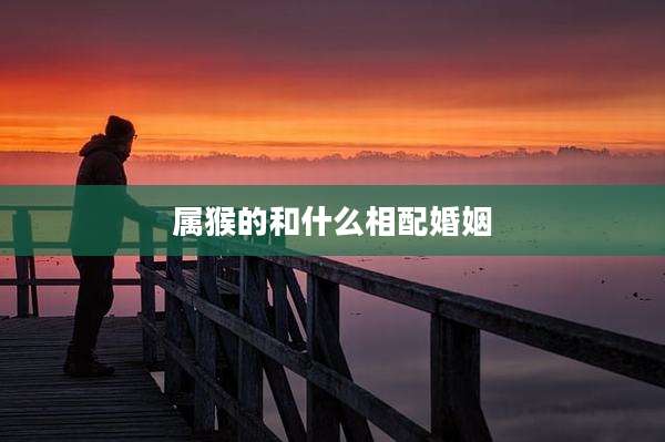 属猴的和什么相配婚姻