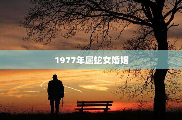 1977年属蛇女婚姻
