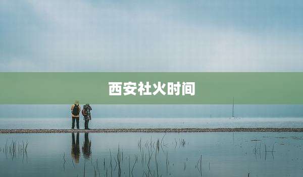 西安社火时间