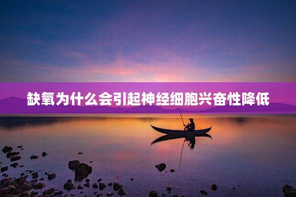 缺氧为什么会引起神经细胞兴奋性降低