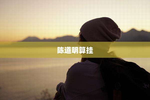 陈道明算挂