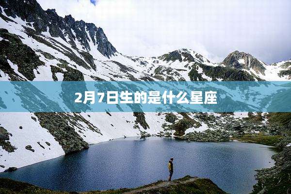 2月7日生的是什么星座