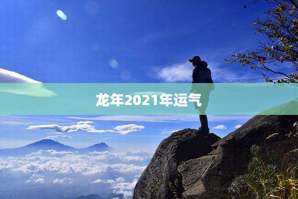 龙年2021年运气