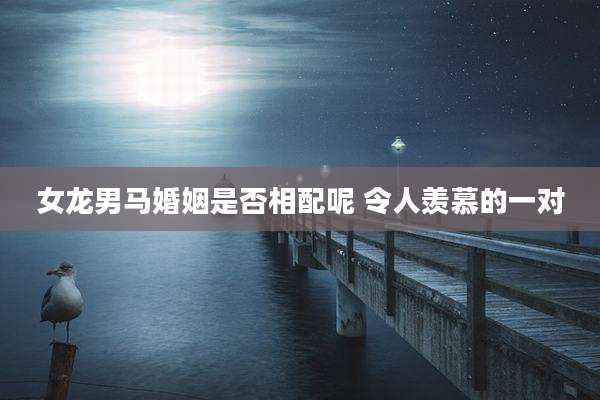 女龙男马婚姻是否相配呢 令人羡慕的一对