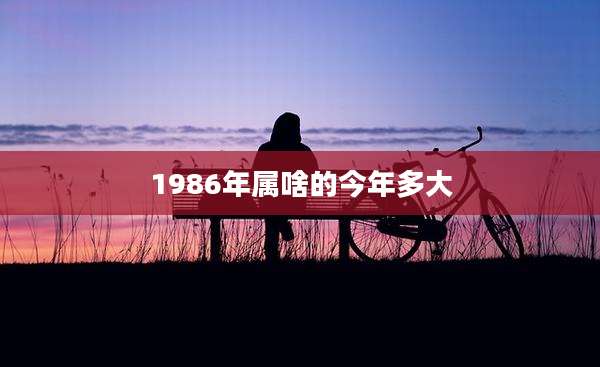 1986年属啥的今年多大