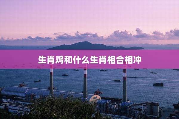 生肖鸡和什么生肖相合相冲