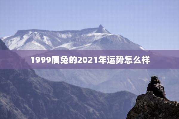 1999属兔的2021年运势怎么样